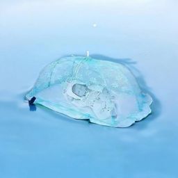Nylon Kids Washable Kids Washable Umbrella Mosquito Net for New Born Baby Safe Sleep Mosquito Net-12