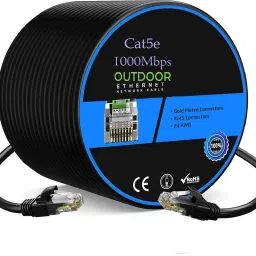 Sadow LAN Cable 15 m 15 Meters CAT5e Outdoor Ethernet Cable Lan Network Internet RJ45 Patch Cord-16