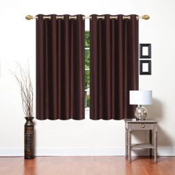 152.1 cm (5 ft) Polyester Semi Transparent Window Curtain (Pack Of 2)-image-67