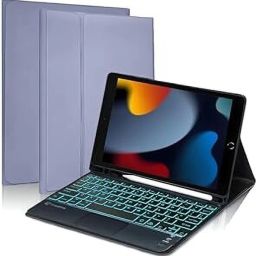 Proelite Apple iPad 10.2" 9th Gen/8th Gen/7th Gen/Air 3 10.5 inch, with Pencil Holder Bluetooth Standard Tablet Keyboard Compatible with Desktop, Laptop, Mac Easy to Use,Plug and Play,Quick, Comfy Durable body-image-42