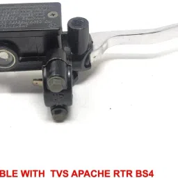 Right Side Handle BAR, Front Disc Brake Master Cylinder Assembly, Lever Assembly, Yock Assembly Compatible with TVS Apache RTR BS4 Clutch Lever For TVS Apache RTR 160, Apache RTR 180-18