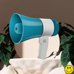 Handheld Megaphone with Siren, Microphone & Rechargeable for Outdoor EventsB96 Megaphone Portable Megaphone Siren Loudspeaker Function &Long Battery BackupI96 Outdoor PA System-15