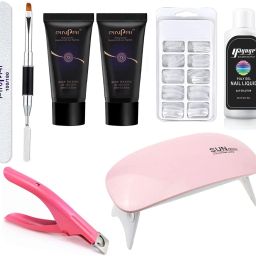 Acrylic Gel Poly Nail Gel Nail Extension Set Kit with UV Nail Lamp-image-23