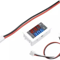 Black/White High Quality DC 100V 10A Voltmeter Ammeter Blue + Red LED Amp Dual Digital Volt Meter Gauge Digital Voltage Tester-0