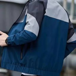 Men Colorblock Casual Jacket-image-42