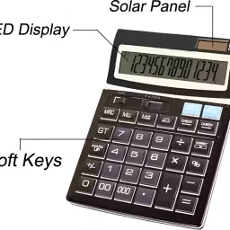 orbit pro 714D Financial/Commerce Calculator Solar/Battery Powered 14 Digit OT714D Financial Calculator image 4