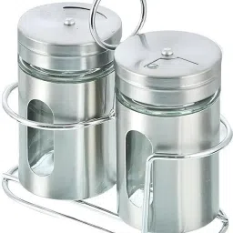 Salt & Pepper Set Stainless Steel-14