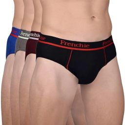 Pack of 4 Solid Men Brief-image-83