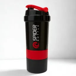 Gym Shaker Bottle with Stainless Steel Spring Ball Men Girls Shaker 500 ml Water Bottle-image-27