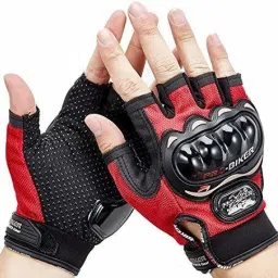 PRO Moto Half Biker Hand Gloves for Bikes Riding Driving Gloves-image-23