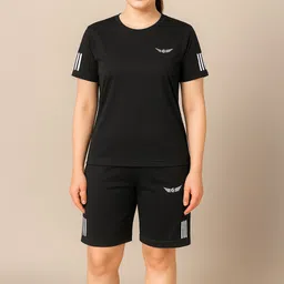 chrome & coral Colorblock Women Track Suit-picture-29