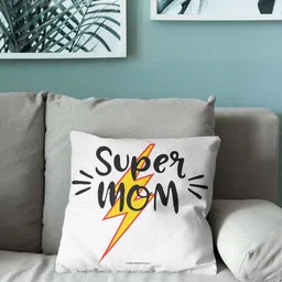 mad over print Super Mom Cushion Microfibre Quotes Cushion Pack of 2-picture-25