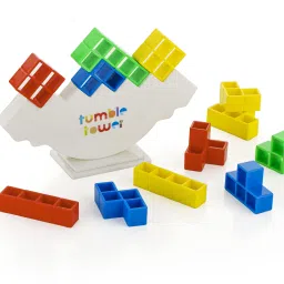 kiddzwalt Tetra Tower Stacking Balancing Toy Board Game Building Blocks Mind Games for Kid image 3