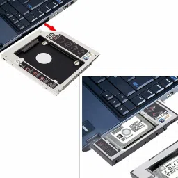 TERABYTE 9.5MM CADDY 2.5''Internal SATA Second HDD CD/DVD-ROM to Expanded Data Storage 2.5 inch 9.5MM Internal Hard Drive Enclosure/HDD CADDY-11