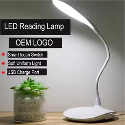 generic Rechargeable Battery Operated Desk Lamp � 3 Level Brightness Led Light Study Lamp for Students,Touch Control Eye Caring Night Light for Study Room | Work from Home Portable Reading Light image 3