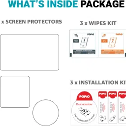 Popio Front and Back Tempered Glass for DJI OSMO ACTION 3, DJI OSMO ACTION 4 image 4