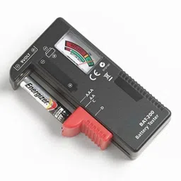 blapoxe Universal Battery Tester Checker Load Test Volt Checker for AA/AAA / C/D / 9-Volt Rectangular and Button Cell Batteries Analog Battery Tester image 2