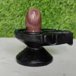 Narmadeshwar Shivling Narmada Stone Shiva Lingam with 3 Inch Jaldhari,Naag Decorative Showpiece - 5 cm-image-19