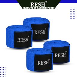 (Blue) Pack of 2 pair Indian Professional Boxing Hand Wrap-image-40
