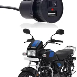 Mono USB Charger Socket Power Outlet 5V 2A For Splendor Plus Self Start 1.2 A Bike Mobile Charger-image-34
