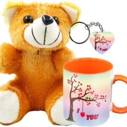 Mug, Soft Toy, Keychain Gift Set-25