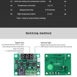 TM&W XH-W1209 temperature control Temperature Control Switch 12V 1 pcs Multipurpose Controller image 4
