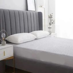 Fitted Single Size Waterproof, Stretchable Mattress Cover-image-53
