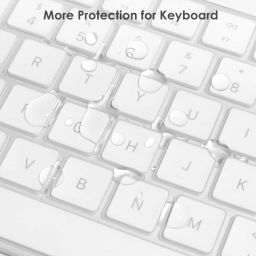 Saco Silicone Skin Keyboard Cover for iMac Magic M1 Chip Keyboard A2450 and Magic Keyboard with Touch ID A2449 (2021) Keyboard Skin image 5