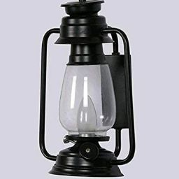 ayoulights BULB NOT INCLUDED (pack of 1) Lantern Design Black Hanging Lights (Pendant Lights) Lamp Shade image 3