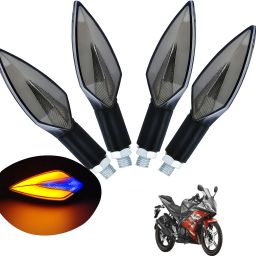 Front, Rear LED Indicator Light for Universal For Bike Apache, Apache 220, Apache RTR 180, Universal For Bike-image-80