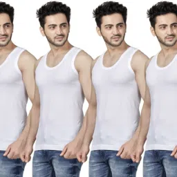 Pack of 4 Men Vest-image-37