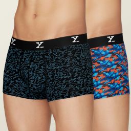 Pack of 2 Shuffle Intellisoft Micro Modal Printed Printed Men Trunk-picture-3