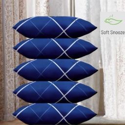 Soft Luxury Microfibre Abstract Sleeping Pillow Pack of 5-image-71