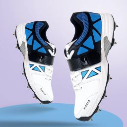 succor blue full spikes Cricket Shoes For Men-image-21