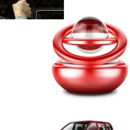 Multicolour Crystal Solar Power Air Freshner For Car Interior Fragrance-262 Portable Car Air Purifier-image-86