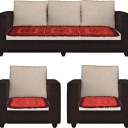 Velvet Floral 3 Seater Sofa Cover-image-31