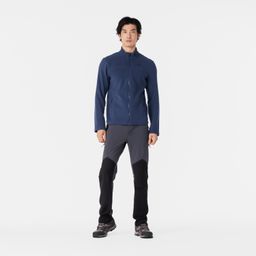 Men’s mountain hiking fleece jacket MH100 Full Zip - Black-image-27