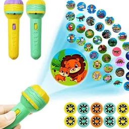 crazybuy Projector Torch Slide Flashlight Projector torch for kids_new-picture-2