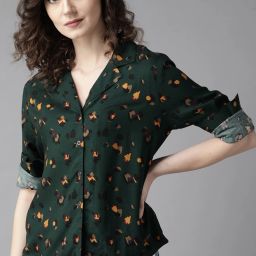 roadster Women Regular Fit Printed Casual Shirt-picture-12