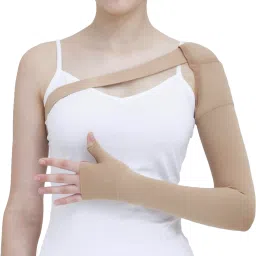 Youleg Compression Stockings Arm Sleeves with Shoulder Strap Women Compression-image-1