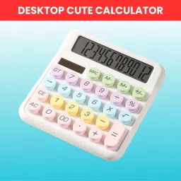 Desktop Calculator, 12-Digit Large LCD and Large Buttons for Office, Homes O93 Basic Calculator-image-75