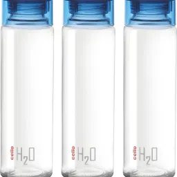 H2O 1000 Fridge Water Bottle with Plastic Cap|Light weight|Leak proof 920 ml Bottle-8