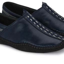 Men's Leather Brown Shoe Loafers For Men-image-92