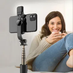 BUFONA Bluetooth Selfie Stick Tripod Phone Holder Gimbal Photo Clicker Video Shutter Tripod, Monopod, Monopod Kit, Tripod Ball Head, Tripod Bracket, Tripod Clamp, Tripod Kit-28