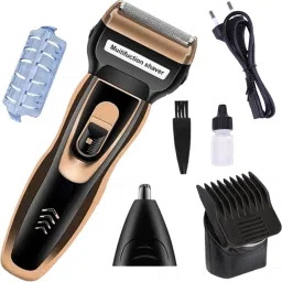 hgggfgf Rechargeable Hair Clipper Nose Trimmer Shaver Cordless Professional Hair Trimmer Fully Waterproof Trimmer 60 min Runtime 4 Length Settings-image-67