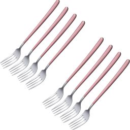 Stainless Steel Dinner Forks Table Forks Set Long Handle Forks for Buffet Forks Disposable Stainless Steel Serving Fork Set-image-99