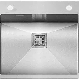 24" x 18" x 9" Handmade MATT Finish Single Bowl Grade 304 Stainless Steel Kitchen Sink with Tap Hole Kitchen Sink Single Bowl with Tap Hole 24x18x9 Vessel Sink-image-92
