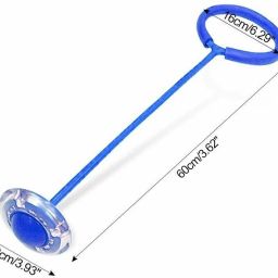iris Skip Ball, Jump Ropes, Ankle Skip One-Legged Blue Jumping Ring image 2