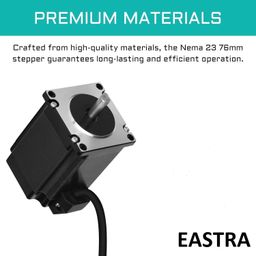 eastra Nema 23 Stepper Motor 2.4Nm 4.0A 8mm Shaft 57x57x82mm 4 Wires Electronic Components Electronic Hobby Kit-picture-5