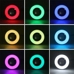 ZeeKart LED Wireless Light Bulb Speaker, RGB Smart Music Bulb, B22 Base Color Changing with Remote Control for Party, Home, Halloween Festival Decorations Smart Bulb (Multicolour) Smart Bulb image 4